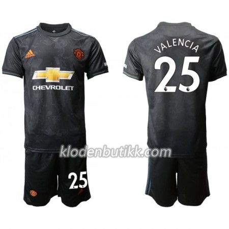 Manchester United VALENCIA 25 Barn Tredjedraktsett 2019-2020 Kortermet (+ Korte bukser)